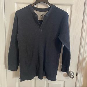 Beverley Hills Polo Club Charcoal Henley